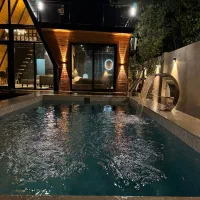 اجاره کلبه سوئیسی دوخواب(استخردار)|اجارهٔ کوتاهمدت ویلا و باغ|بندر انزلی, بشمن|دیوار