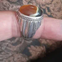 عقیق کهنه یمنی مصور