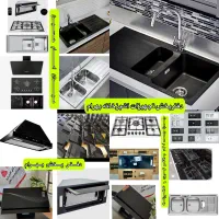 پک کامل هود گازتوکار رومیزی سینک گرانیتی کن مدلGD3