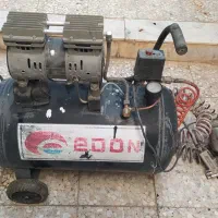پمپ باد 60 لیتری دو موتوره سایلنت در حد آک