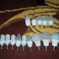 تعدادی لامپ لوستری و معمولی کم