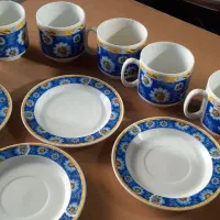 استکان نعلبکی  گل پنبه پارچ و لیوان  آنتیک قدیمی|کلکسیون اشیاء عتیقه|تبریز, |دیوار