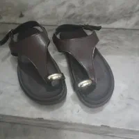 صندل انگشتی قهوه ای سوخته زنانه سایز ۴۰