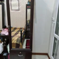 کمد لباس ام دی اف در آینه قدی کشو دار،درآور تک