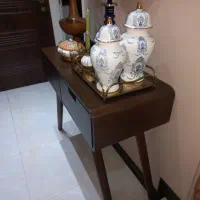 میز کنسول چوب دراور میز|بوفه، ویترین، کنسول|امیرکلا, |دیوار