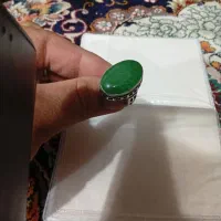 انگشتر سنگ یشم یا زمرد|جواهرات|دزفول, |دیوار