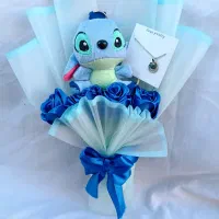 دسته گل عروسکی باکس هدیه اکسسوری