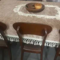 میزنهار خوری شش نفره رنگ قهوای