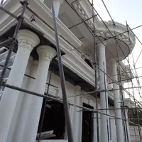 پیمانکاری سیمانکاری .نمای رومی شسته|خدمات پیشه و مهارت|کرج, چمران|دیوار