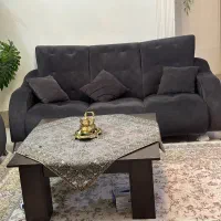 ست مبل میزنهارخوری ایینه کنسول ساعت بوفه و جاکفشی|مبلمان خانگی و میز عسلی|تاکستان, |دیوار