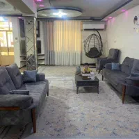 یه دست مبل هفت نفره همراه گل میز تخفیف جزعی