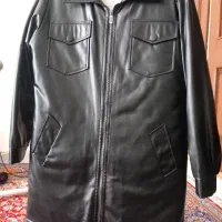 کت چرم مشکی