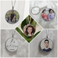 آویز و دسته کلید عکس ، پلاک ماشین با متن دلخواه