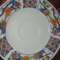 ۶ عدد بشقاب چینی کوچیک قدیمی کلکسیونی روکش طلا|کلکسیون اشیاء عتیقه|شیراز, سعدیه جنوبی|دیوار