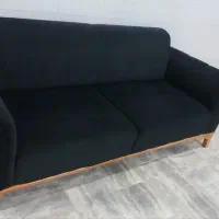 مبل ۸ نفر در حد نو  سالم،مشکی،با رو کش مخمل عالی|مبلمان خانگی و میز عسلی|میبد, |دیوار