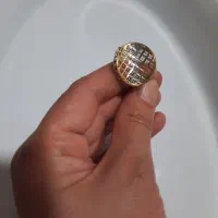 انگشتر پرنما مجلسی طلا