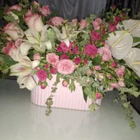 گلدان گل طبیعی