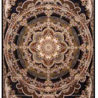 فرش ماشینی قیطران سرمه ای ۱۲۰۰ شانه