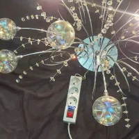 لوستر ۱۲ شاخه در حد نو و تمیز و سالم