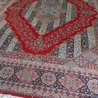 باسلام. ی جفت قالی ۱۲ متری باطرح زبیا ونخ پنبه|فرش|تایباد, |دیوار