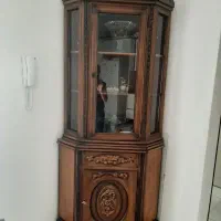 بوفه چوبی  منبت کاری شده کنج کمجا