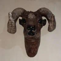 سردیس کله قوچ رزین بزگ ۵۰ در ۴۰|صنایع دستی و سایر لوازم تزئینی|قدس, شهر‌قدس|دیوار