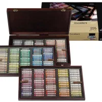 پاستل گچی رامبراند ۲۲۵ رنگ جعبه چوبی