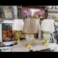 اباژور رومیزی شیری|چراغ خواب و آباژور|خرمآباد, |دیوار