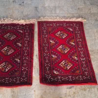 یک جفت قالیچه دستبافت سلامت بدون ایراد