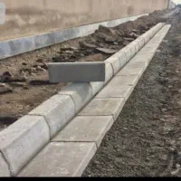 جدول کفپوش محوطه سازی بتن ریزی