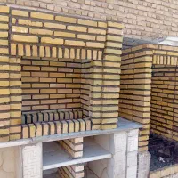 اجرای انواع کباب پز و آلاچیق با آجر سنتی