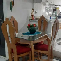 نهار خوری ۴نقره چوب راش تضمینی