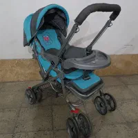 ست کالسکه و روروئک و کریر و صندلی غذا و ساک نوزاد