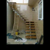 نصب نردهای استیل وساخت پله های پیچ وجوشکاری|مصالح و تجهیزات ساختمان|رشت, گلباغ نماز|دیوار