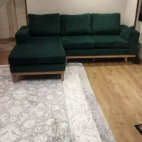 مبل سبز طرح L