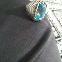 انگشتر توپاز دستساز