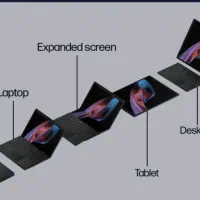 لپ تاپ تاشو HP spectre fold 17