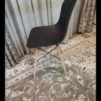 صندلی پایه چوبی