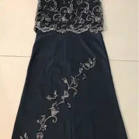 پیراهن مزون دوز سایز ۳۸ نو