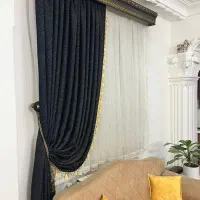 پرده پنجره دست دو