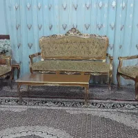 مبل سلطنتی ۹ نفره|مبلمان خانگی و میز عسلی|هرسین, |دیوار