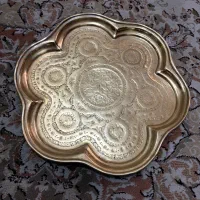 سینی برنجی|کلکسیون اشیاء عتیقه|تهران, حشمتیه|دیوار
