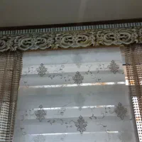 پرده زبرا و گیپور و توری|پرده، رانر، رومیزی|تهران, امام زاده عبدالله|دیوار