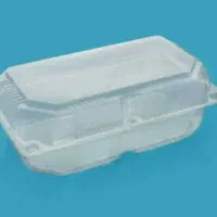 ظرف یکبار مصرف لانچ بلند با چنگال پلاستیکی