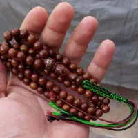 تسبیح کشکول عتیقه ۱۰۱ دانه تراش دست نر او ماده