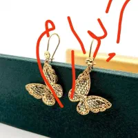 گوشواره پروانه طلا