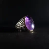 انگشتر نقره آماتیس