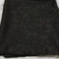 انواع پارچه ژاکارد ابریشم دانتل نگین دار سه بعدی
