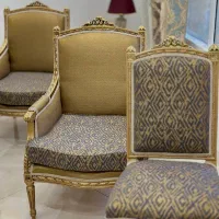 مبلمان استیل کاجی سفارتی مبل|مبلمان خانگی و میز عسلی|تهران, اختیاریه|دیوار
