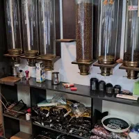 باکس دیواری تمام ام دی اف با سیلو قهوه